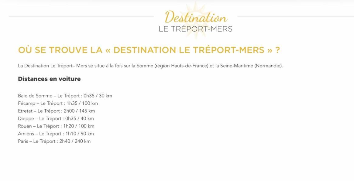 A Nous Quatre Villa Le Tréport Eksteriør billede